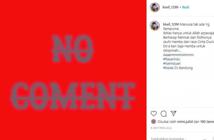 Postingan Kiwil di Instagram (Instagram.com/kiwil_1299)