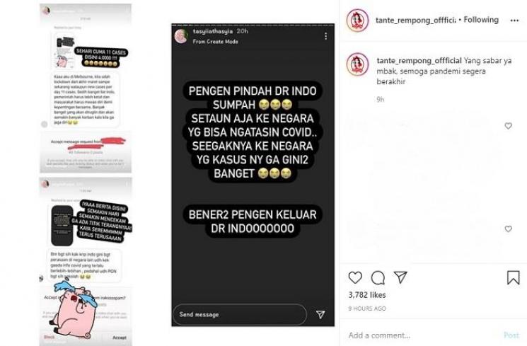 Tasyi Athasyia (Instagram @tante_rempong_offficial)