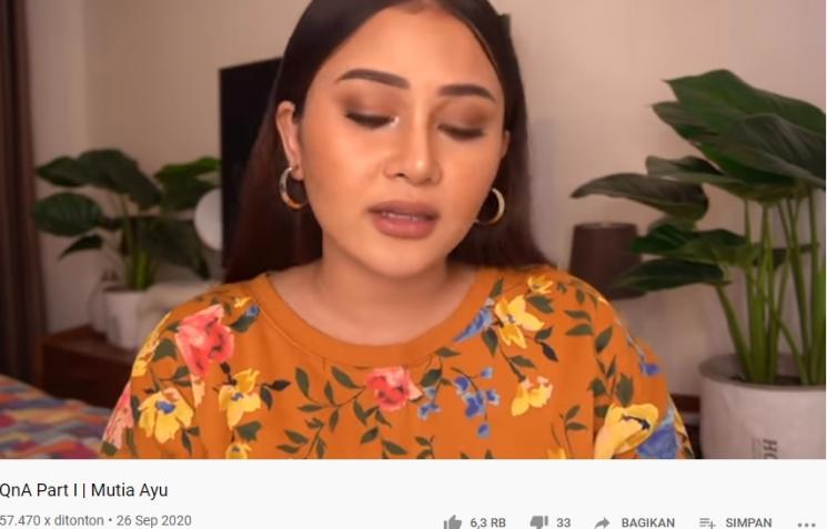 Mutia Ayu (YouTube.com/MutiaAyu)