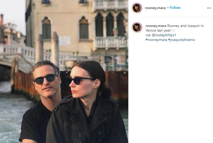 Joaquin Phoenix dan Rooney Mara (Instagram/@rooney.mara)