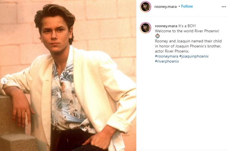 River Phoenix (Instagram/@rooney.mara)
