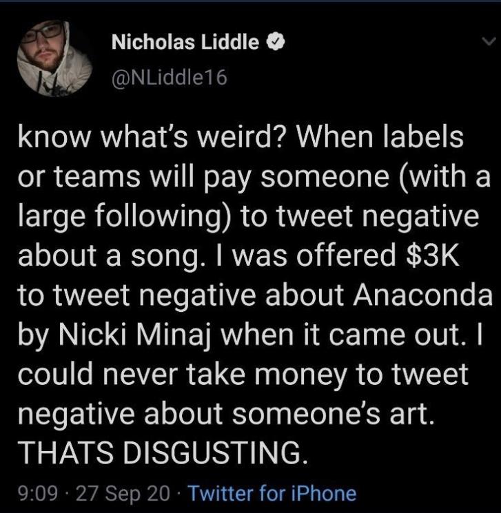 Cuitan Nicholas Liddle (Allkpop.com)