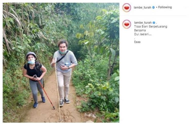 Tissa Biani dan Dul Jaelani. (Instagram/@lambe_turah)
