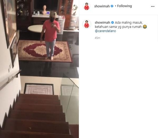 Caren Delano mau beri surprise malah disebut maling sama Soimah. (Instagram/@showimah)