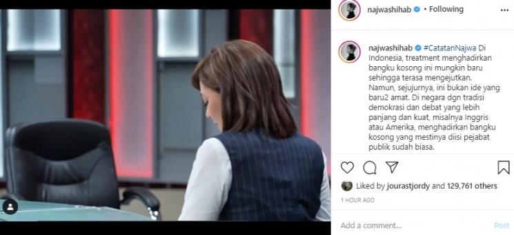 Najwa Shihab. (Instagram/@najwashihab)