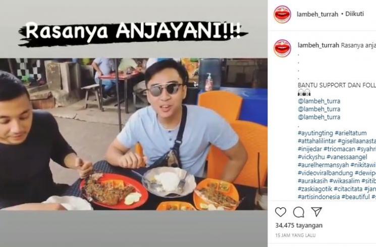 Lutfi Agizal (Instagram.com/lambeh_turrah)