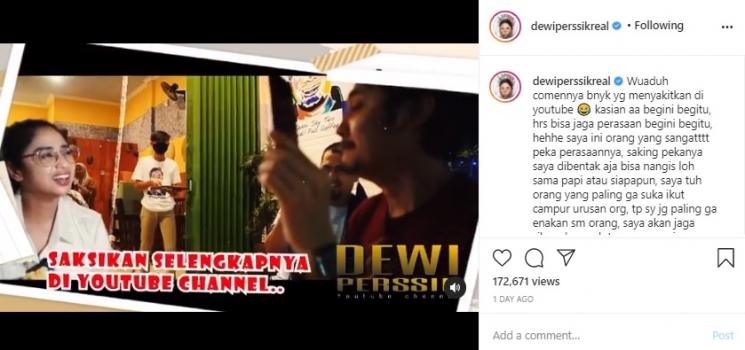 Dewi Perssik dan Angga Wijaya. (Instagram/@dewiperssikreal)