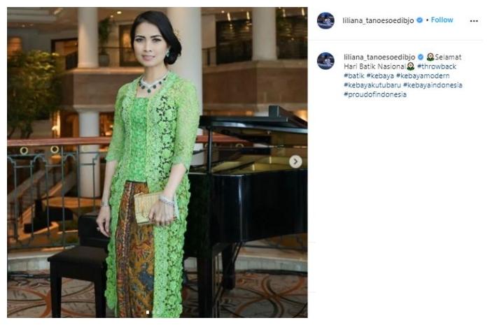 Liliana Tanoesoedibjo. (Instagram/@lilianatanoesoedibjo)