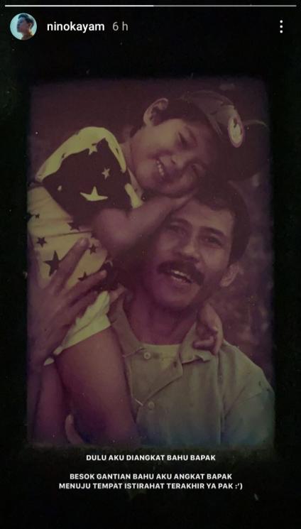 Ayah Nino RAN meninggal (Instagram/@ninokayam)