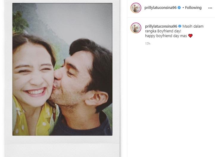Prilly Latuconsina dan Reza Rahadian. (Instagram/@prillylatuconsina96)