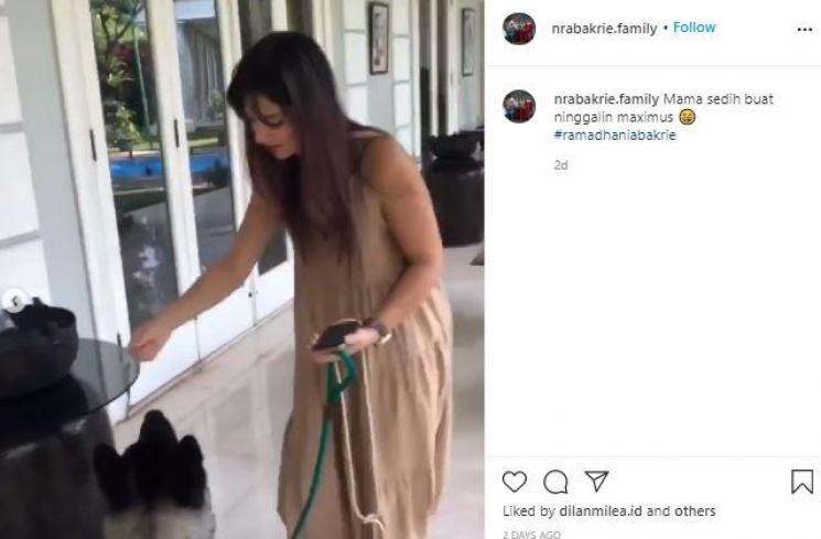 Nia Ramadhani. (Instagram/@nrabakrie_family)