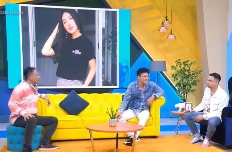Kedekatan Fero Walandouw dan Natasha Wilona. (Youtube/Trans7Official)