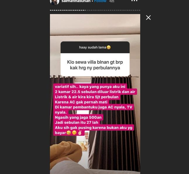Salmafina (Instagram.com/salmafinasunan)