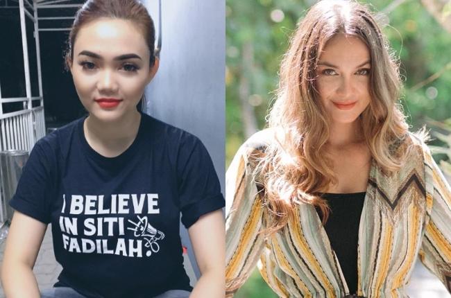 Rina Nose dan Luna Maya. (Instagram)