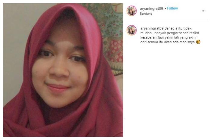 Aryani, saudara Rizki DA2. (Instagram/@aryaningrat09)