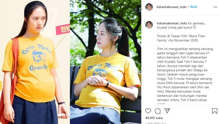 Krystl dalam film More Than Family (Instagram.com/kdramakorean_indo)