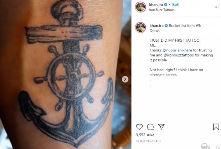 Tato yang dibuat Ira Khan (Instagram.com/ira.khan)