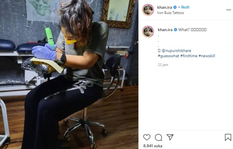 Tato yang dibuat Ira Khan (Instagram.com/ira.khan)