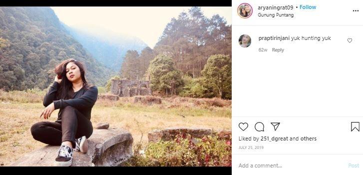 Aryani, saudara Rizki DA2. (Instagram/@aryaningrat09)