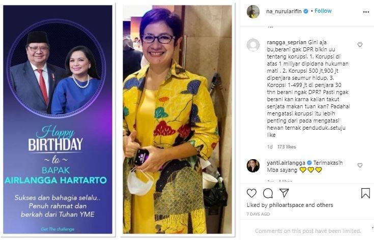 Nurul Arifin. (Instagram/@na_nurularifin)