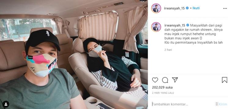 Irwansyah dan Zaskia (Instagram.com/irwansyah_15)