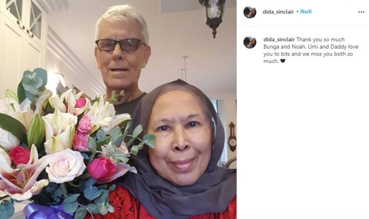 Ultah pernikahan orangtua Ashraf Sinclair (Instagram/@dida_sinclair)