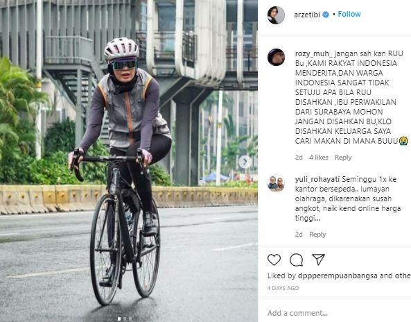 Arzeti Bilbina. (Instagram/@arzetibi)