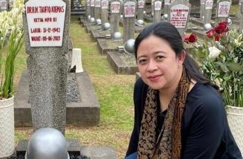 Ekspresi Puan Maharani saat Bagi-Bagi Kaos Disorot, Gak Ikhlas?