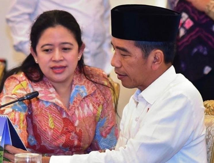 Ketua DPR Puan Maharani bersama Presiden Jokowi. [Instagram @puanmaraniri]