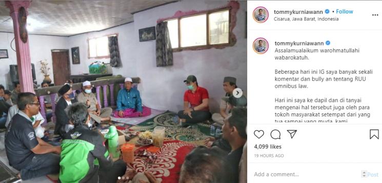 Postingan Tommy Kurniawan (Instagram.com/tommykurniawan)