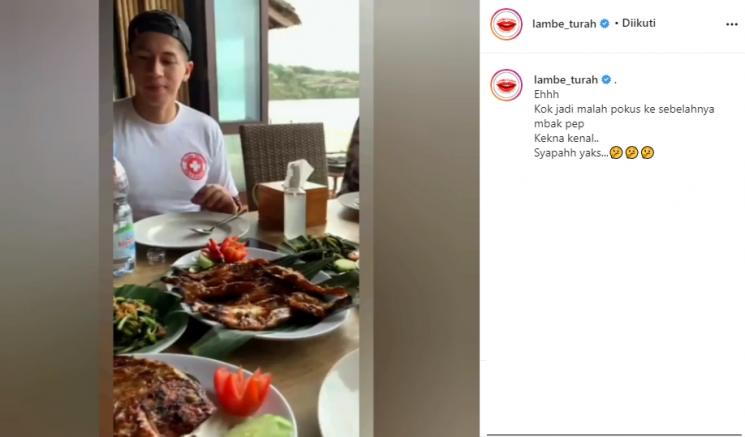 Pevita Pearce makan bareng diduga dengan Arsyah Rasyid (Instagram/@lambe_turah)