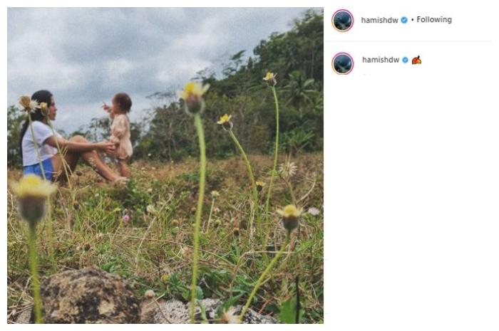 Raisa dan Hamish Daud. (Instagram/@hamishdw)