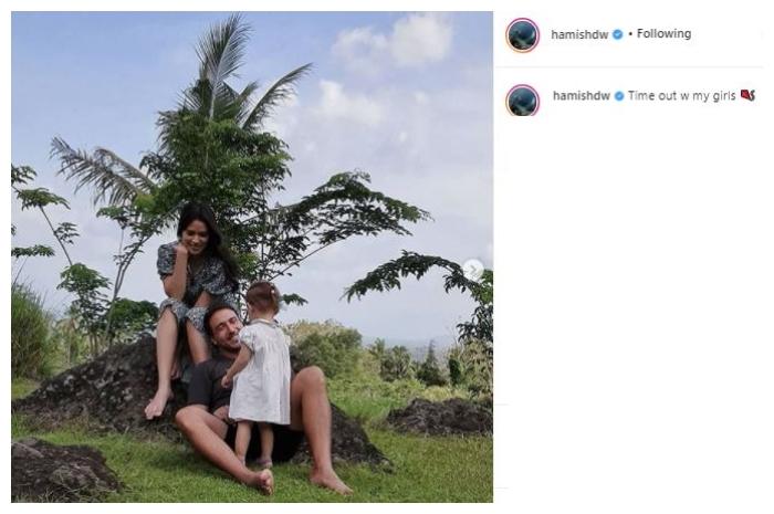 Raisa dan Hamish Daud. (Instagram/@hamishdw)