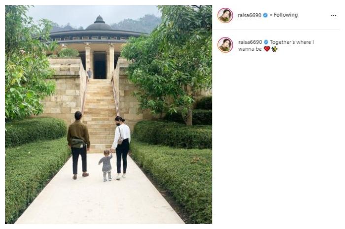 Raisa dan Hamish Daud. (Instagram/@raisa6690)