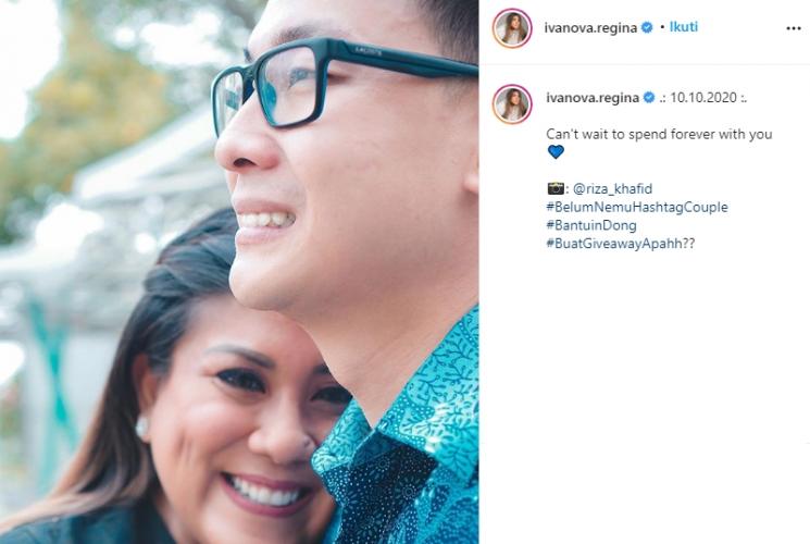 Regina Ivanova atau Regina Idol dan Lucky Jayadi  (Instagram/@ivanova.regina)