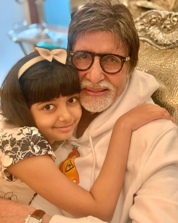Amitabh Bachchan dan Aaradhya Bachchan (Instagram/@aishwaryaraibacchan_arb)