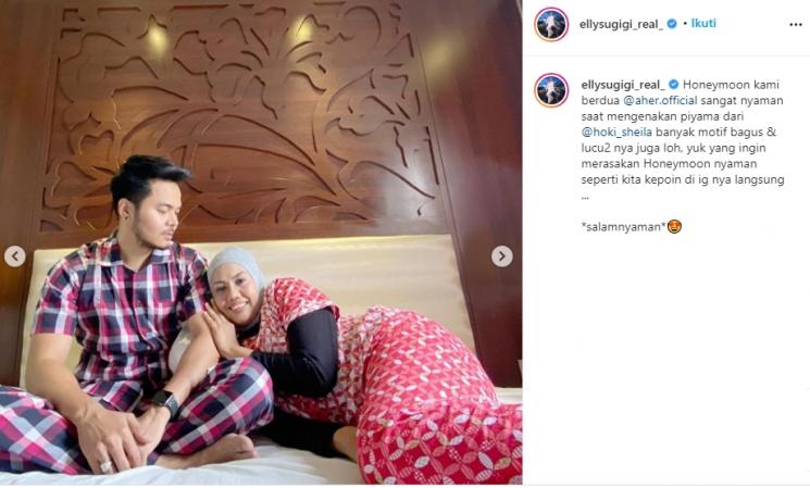 Elly Sugigi dan Aher (Instagram/@ellysugigi_real_)
