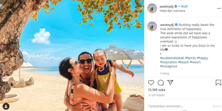 Keluarga kecil Westny DJ (Instagram.com/westnydj)