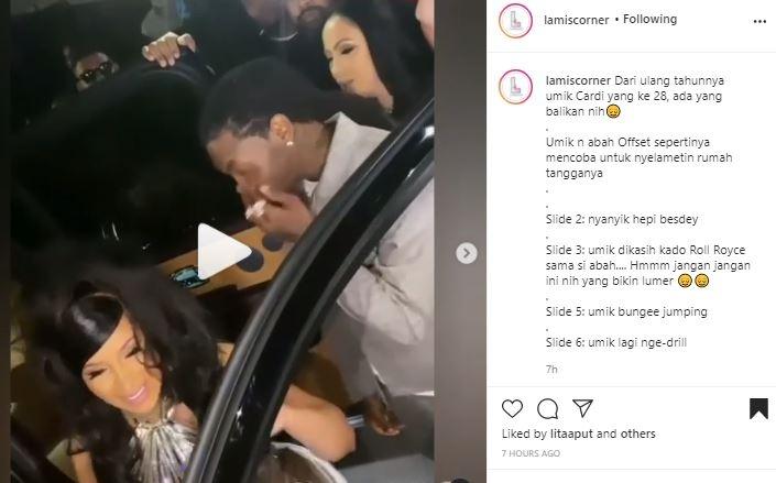 Ulang tahun Cardi B. (Instagram/@iamcardib)