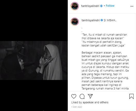 Tantri Kotak. (Instagram/@tantrisyalindri)