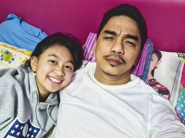 Enda Ungu dan putrinya, Zara Leola (Instagram/@mr_enda_ungu)