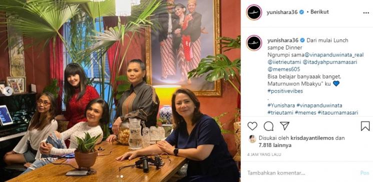 Yuni Shara dan para diva legend. (Instagram/@yunishara36)