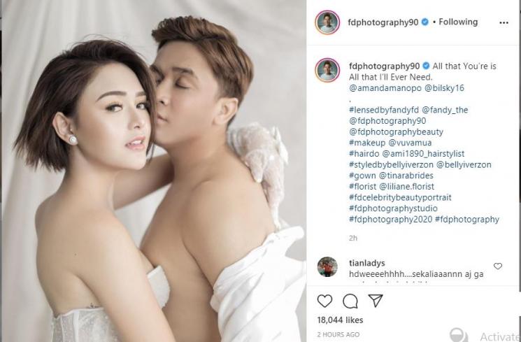 Amanda Manopo dan Billy Syahputra (Instagram.com/fdphotography90)
