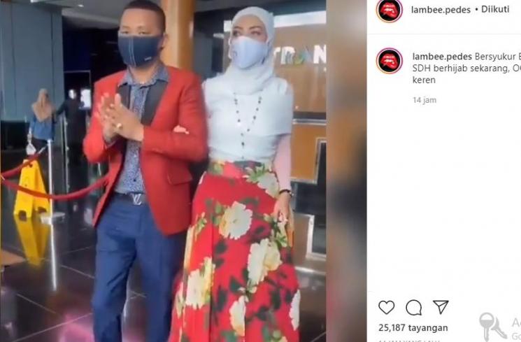 Penampilan Bella Shofie yang banjir cibiran (Instagram.com/lambee.pedes)