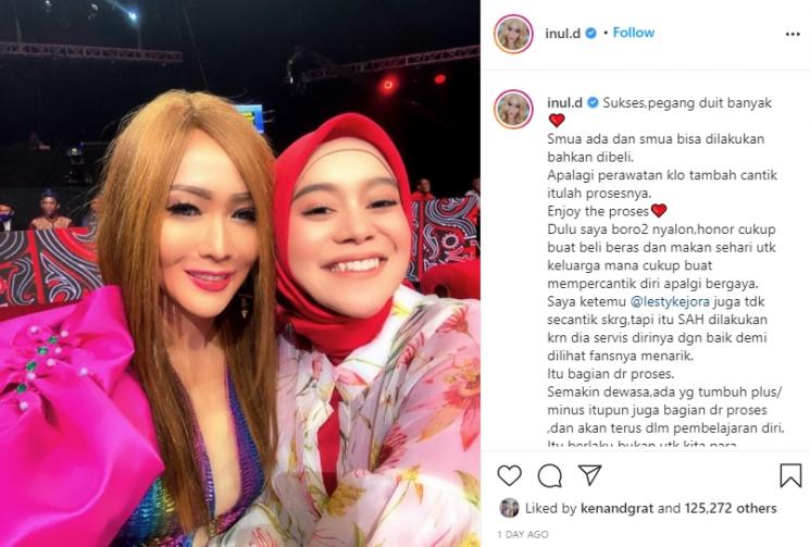 Inul Daratista dan Lesty Kejora (Instagram/@inul.d)