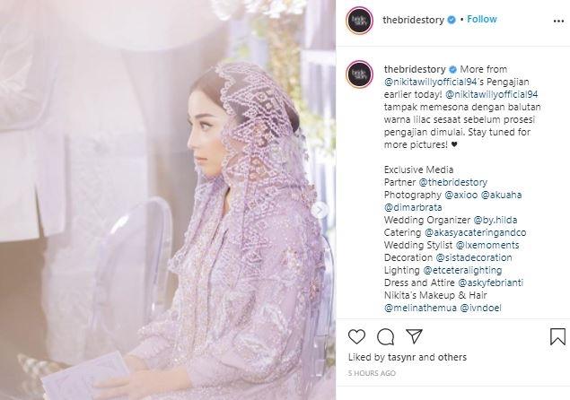 Nikita Willy. (Instagram/@thebridestory)
