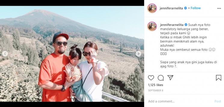 Jennifer Arnelita liburan bareng keluarga (Instagram.com/jenniferarnelita)