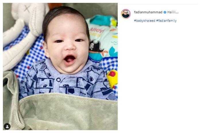 Muhammad Khaleed Al Fatih, putra Lyra Virna dan Fadlan Muhammad. (Instagram/@fadlanmuhammad)
