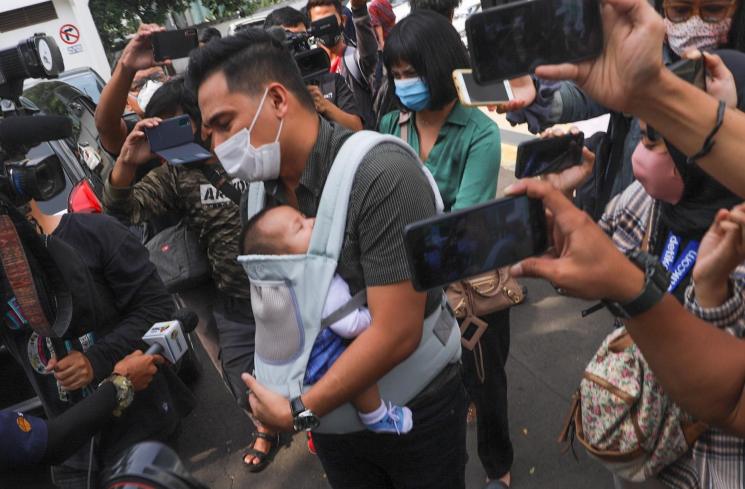Sidang Vanessa Angel di Pengadilan Negeri Jakarta Barat, Kamis (15/10). (Matamata.com/Alfian Winanto)
