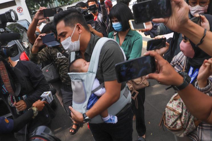 Sidang Vanessa Angel di Pengadilan Negeri Jakarta Barat, Kamis (15/10). (Matamata.com/Alfian Winanto)